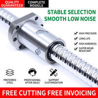 Kits linéaires à vis à billes pour machines-outils CNC avec composants en acier chromé, garantie 1 an, longueur personnalisable (400-6000 mm)