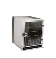 YM-KA505S Cage Modulaire Professionnelle Simple et Moderne en Acier Inoxydable 304 avec Petit Verrou Silencieux et Plateau en Plastique pour Hôpital Vétérinaire et Salon de Toilettage