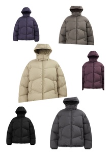 Veste matelassée incurvée à faible MOQ, logo personnalisé en stock, parka chaude isolée à capuche, manteau d'hiver OEM ODM en gros - Product Image 2