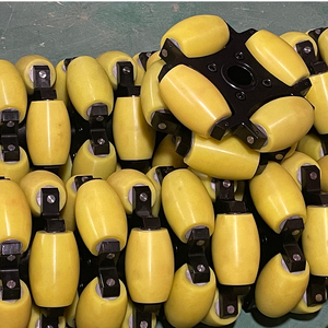 Heavy-duty 10 polegadas de aço carbono omni roda de alta precisão resistente ao desgaste omnidirecional roda para grandes robôs - Product Image 4