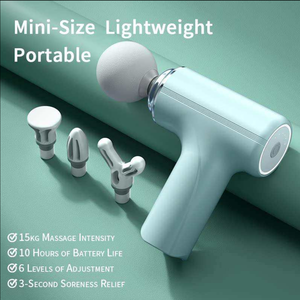 Pistola de masaje deportiva portátil para masajeador de músculos del cuerpo Dispositivo de percusión para una mejor comodidad y conveniencia - Product Image 4