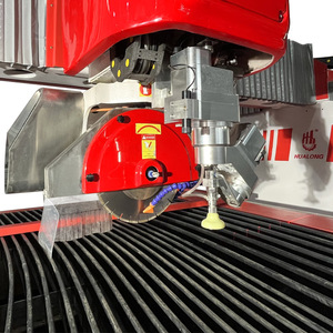 HUALONG Machinery HKNC-450J Sistema Italiano Automático Máquina CNC de 5 y 6 Ejes Sierra de Puente para Piedra y Cortadora por Chorro de Agua - Product Image 3
