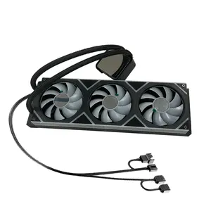 360mm RGB AIO Dual Ultra-Quiet <b>Fans</b> Water Cooler High-End CPU Gaming Heatsink - Product Image 6