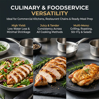 Filets de poitrine de poulet surgelés en vrac, sans os ni peau, qualité A, 10 kg, nutritifs, conformes Halal, excellent prix, vente chaude