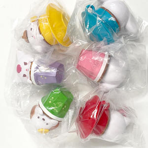 6 unids/set Mini figuras de Anime venta al por mayor muñeca de PVC Sanrioed Kuluomi Kuromi <span class=keywords><strong>Melody</strong></span> Juguetes Decoración de escritorio regalo promocional - Product Image 5