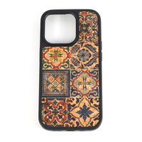 Coque de Téléphone Élégante Tout-en-un Anti-Choc en TPU avec Motif Liège pour iPhone 14 Pro