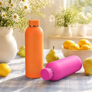 Most Popular High Quality 300 500 750 1000 ml <b>Water</b> Popular Stainless Steel <b>Water</b> <b>Bottle</b> With Printed Logo - Product Image 2