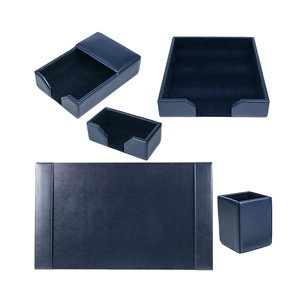 Ensemble <span class=keywords><strong>de</strong></span> <span class=keywords><strong>bureau</strong></span> personnalisé <span class=keywords><strong>en</strong></span> <span class=keywords><strong>cuir</strong></span> PU élégant promotionnel avec sous-main Ensemble <span class=keywords><strong>de</strong></span> cadeaux d'affaires <span class=keywords><strong>de</strong></span> qualité supérieure - Product Image 2