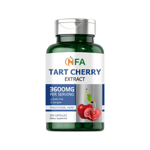 Best Sales Tart Cherry Extract Capsules with Tart Cherry Supports Exercise Recovery Support for Muscle Health Function Capsules - Product Image 1