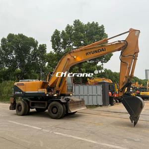 Usato Hyundai Wheeled 210w-9 210w-7 210wvs escavatore 140w 145w da corea Core componenti includono pompa e motore in vendita! - Product Image 2