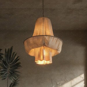 Chinese <b>Style</b> Chandelier 60cm 80cm 100cm 120cm E27 Six-<b>Head</b> Round Pendant Light For Home Tea Room Restaurant - Product Image 1