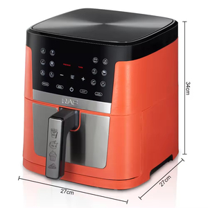 Freidora de Aire Eléctrica Digital Multifuncional de 1800w y 9L con Pantalla Táctil Antiadherente Sin Aceite - Product Image 1