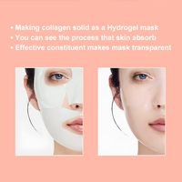 Masque facial hydratant en gel bio-collagène pour le visage, masque de nuit personnalisé avec logo