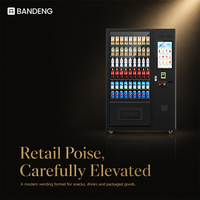BANDENG 6610Pro 22T Distributeur automatique de produits combinés conçu pour la vente de marchandises mixtes avec une plage de refroidissement de 4°C à 25°C