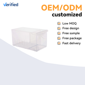 Organisateur de salle de bain portable transparent avec poignée, boîte de rangement multifonctionnelle pour comptoir, pour un rangement sans désordre à la maison - Product Image 2