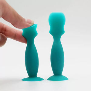 Brosse à fesses en silicone souple de haute qualité avec base à ventouse applicateur de pommade pour nouveau-né accessoires pour bébé fournitures pour bébé souples - Product Image 4