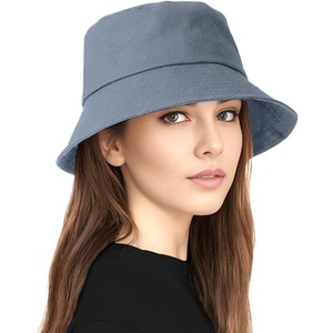 Wholesale Custom Cotton Bucket Cap <b>Men</b> Women Adult <b>Summer</b> Fisherman Sun <b>Hat</b> Casual Cycling Daily Use Bucket <b>Hat</b> - Product Image 6