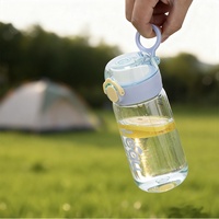 Bouteille d'eau sport pour enfants et étudiants, design élégant, portable, tasse spatiale, résistante aux hautes températures, en PC de qualité alimentaire pour l'été