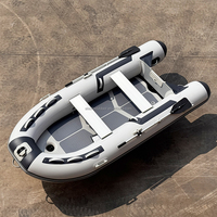 Bateau gonflable certifié CE en gros, bateau en caoutchouc gonflable avec tapis antidérapant en EVA
