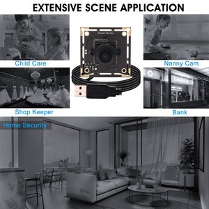 ELP – WebCam <span class=keywords><strong>Monochrome</strong></span> USB Plug-and-Play Vision Machine HD Aptina AR0144 MJPEG 60fps 1280x720 Fisheye Global Shutter caméra USB - Product Image 6