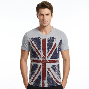 Men's <b>Pink</b> Short Sleeve T-Shirt With Letter Print O-Neck Casual Style Regular Fit Cotton Jersey Breathable Photo Print <b>Tshirts</b> - Product Image 3