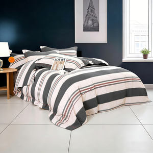 Hot Selling Wholesale Modern Plant Pattern 100% Cotton Home Textile Bed Sheet <b>Duvet</b> <b>Cover</b> Sets in Poland Fast Ship to EU - Product Image 1