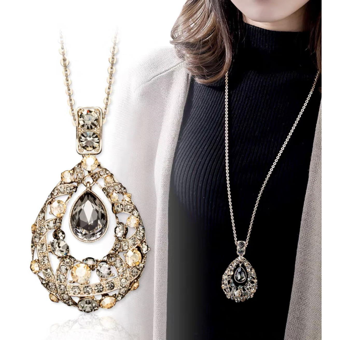 375 Champagne Drop Necklace