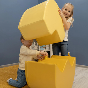 Tabouret en mousse pour enfants, jouet sensoriel doux en forme de coquille d'œuf, unisexe, pour la maternelle, en tissu, mousse haute élasticité - Product Image 2