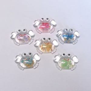 Cartoon Crab Resin Cabochons Flatback Kawaii Marine Life Decorative Pieces for Hair Bow Centerpiece <strong>Toddler</strong> <strong>Jewellery</strong> Slime DIY - Product Image 2