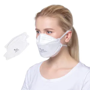 Ffp2 yxp202 máscara protetora descartável não tecido, de boa qualidade, macia e confortável, para cuidados pessoal