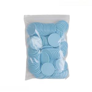 100 יחידות צ'יפס פוקר מפלסטיק, מטבעות למידה מפלסטיק, מיני צ'יפס פוקר, אסימוני משחק צבעוניים, צ'יפס בינגו למשחק, לימוד מתמטיקה - Product Image 1