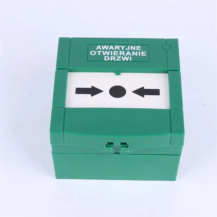Botón de interruptor de salida de alarma de incendio vidrio de rotura PUNTO DE llamada Manual utilizado para Control DE ACCESO sistema de seguridad de emergencia
