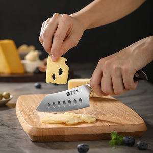 XINZUO Nuovo Coltello per Formaggio da 4,5 Pollici in Acciaio Inossidabile Tedesco con Manico in Legno di Sandalo Rosso, Affettatrice per Torte da Cucina - Product Image 3