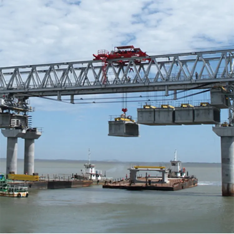 tg small launching lifting gantry bridge erection viaducts machine launching gantry crane