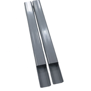 Kit de Cubierta Decorativa de PVC Gris para Tuberías de Aire <span class=keywords><strong>Acondicionado</strong></span> Mini Split, Cubierta Delgada para Ductos de 3-6 Pulgadas, Cubierta para Tuberías HVAC - Product Image 6