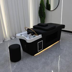 Salón de belleza <span class=keywords><strong>Champú</strong></span> <span class=keywords><strong>para</strong></span> el cabello Cama reclinable LED Bald Spa Thai Head Spa Masajeador <span class=keywords><strong>Champú</strong></span> Cama Precio al por mayor - Product Image 6