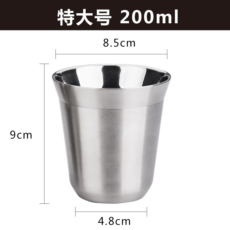 Tasse simple extra large en argent