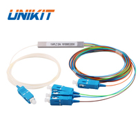 Tubo de acero SM de 0,9mm, divisor PLC de fibra óptica con conector SC/UPC, 1X4, 1x8, 1X16, tipo Mini, 4 puertos, el mejor precio