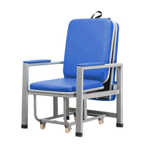 Pinyin <b>Folding</b> Companion Chair <b>Bed</b> 665x700x960mm Metal Portable Dual Purpose Hospital Home Use - Product Image 2