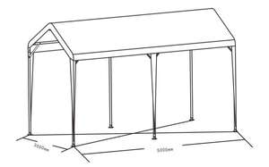 Abri de voiture simple pour marché de nuit, <span class=keywords><strong>camping</strong></span> en plein air, stand de restauration, protection contre le soleil et la pluie - Product Image 5