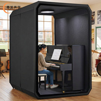 Cabines de bureau amovibles modernes, portables, insonorisées, ignifuges et respirantes en structure acier – Cabines de réunion mobiles pour bâtiments de bureaux