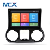 MCX GPS Navigation Android 10.0 radio à Écran Tactile HD Unité de Tête de Voiture Audio Lecteur Vidéo Pour Jeep Wrangler JK 11-17 Support wifi
