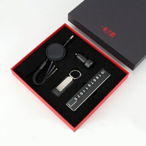 Design Wholesale Custom Promotion Business Gift Items Keychain Gifts <b>Set</b> for Cars for Vip Clients Souvenirs - Product Image 3