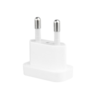 Adaptateur de prise personnalisé US vers EU Europe Euro Allemagne Chargeur de voyage Adaptateur portable USA 2 broches vers EU 4,8 mm 4,0 mm Adaptateur de prise