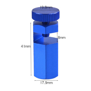 Right Angle Ruler Auxiliary Clamp Square Stair Gauge Clip Box Blue Black Measuring Tool - Product Image 5