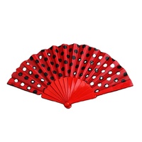 Ventilateur de festival ventilateurs à main en plastique en tissu pliant pour la danse