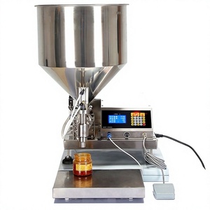 Máquina de llenado automática de crema para botellas, mantequilla, pasteles, donas, y para inyectar queso en repostería - Product Image 1