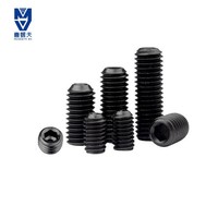 Vis sans tête à pointe conique M5 M6 M8 M10 M12 M16 en acier inoxydable, laiton, cuivre, acier – Vis à six pans creux métalliques