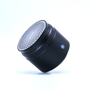 مكبر صوت بتصميم أسطواني على شكل طبل صغير من سبائك الألومنيوم مكبر صوت لاسلكي محمول بلوتوث 5.3 IPX6 مكبر صوت صغير مقاوم للماء