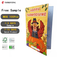 Joyeux Thanksgiving livre de coloriage impression pour enfants enfants couverture souple exercice activité personnalisé livre de coloriage Service d'impression